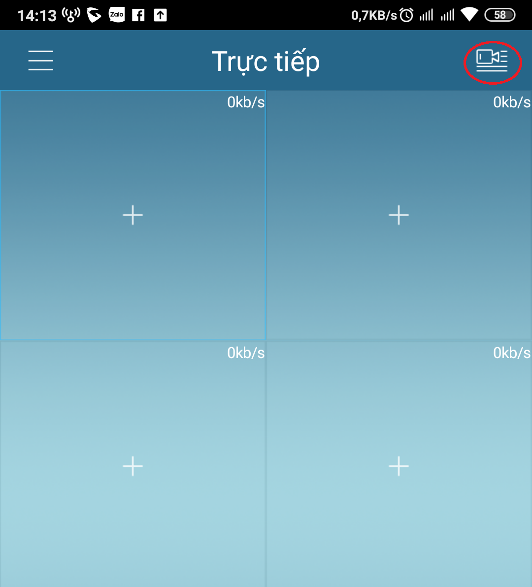 giao diện camera hiển vinh đại phúc